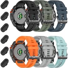 22mm Quickfit Watch Band Compatible with Fenix 8 Pro/tactix 8 AMOLED 47mm/Fenix E/7 Pro/7/6 Pro/6/5 Plus/5,Silicone Bands for Descent G2/G1 Solar/Forerunner 970/965/955/945/quatix 8 7 47mm