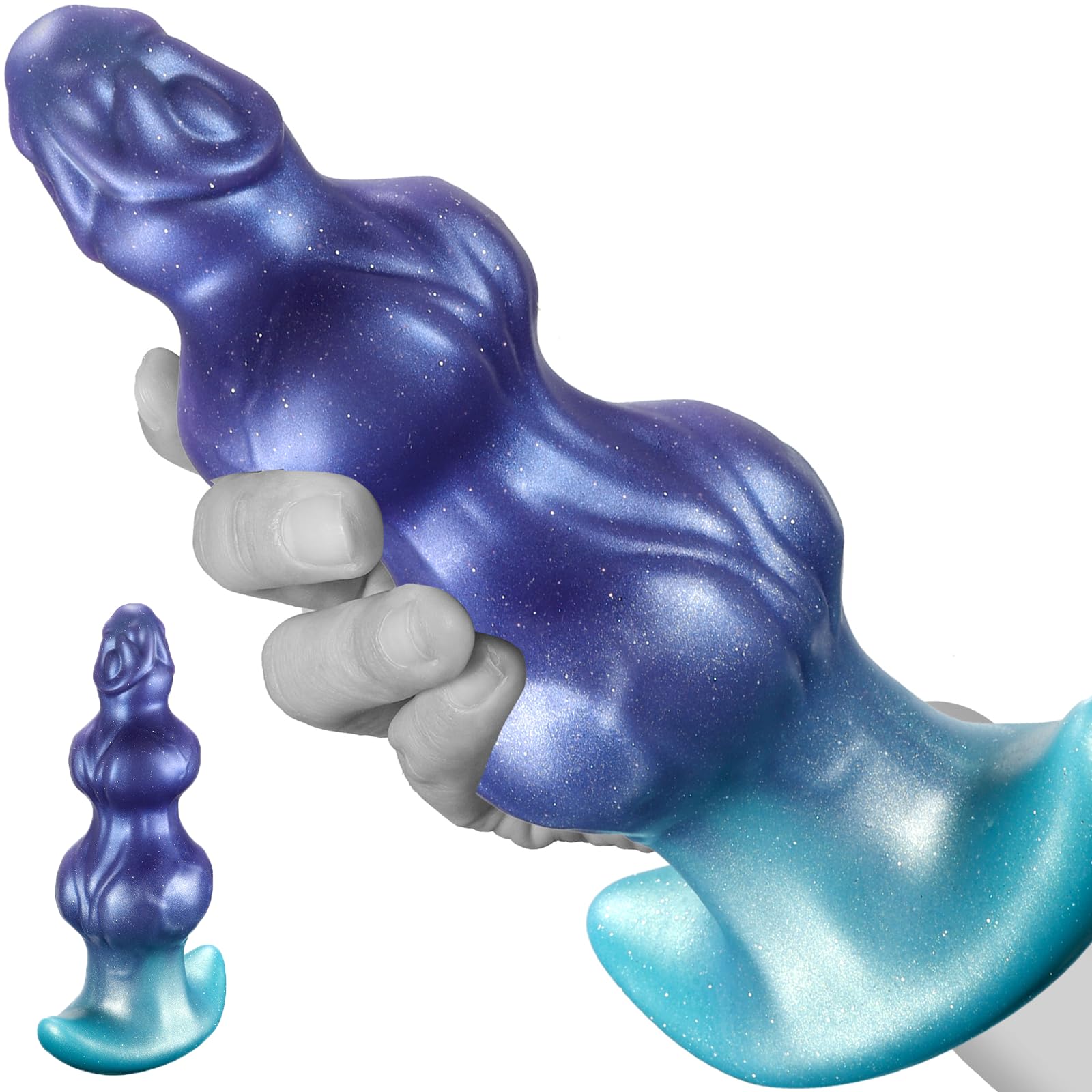7" Thick Monster Dildo Horse Knot Dildo, Fantasy Dragon Knotted Dildos Big Dog Anal Dildos with 2 Knots, Massive Wolf Cocks Animal Toy for Butt Plug, Adult Sex Toys for Women Men Gay: 8 inches