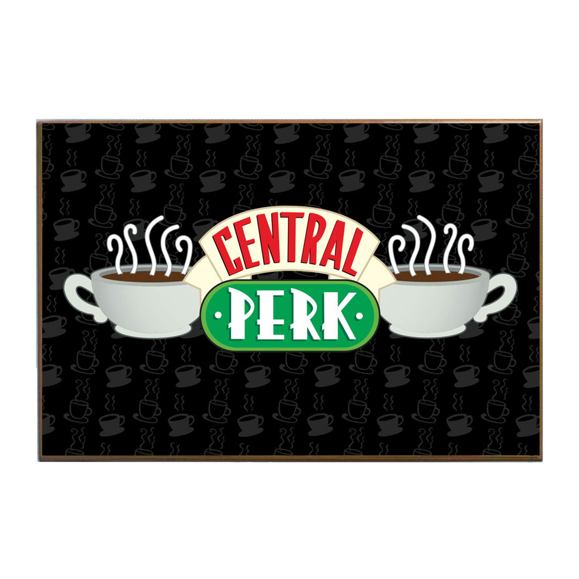Buy Silver Buffalo Warner Brothers Friends Central Perk Logo MDF Wood