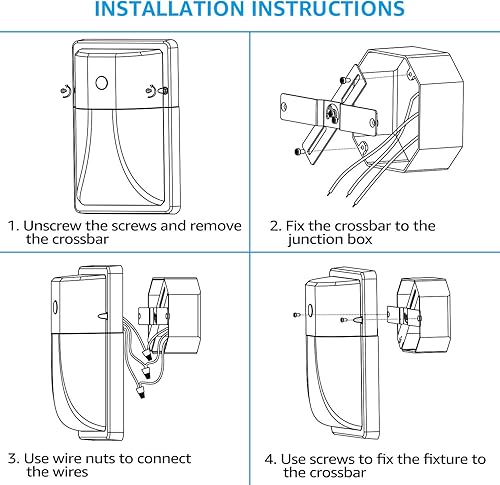 Miniatura 6 de LEONLITE Dusk to Dawn - Paquete de 2 luces LED de pared con fotocélula, 12 W, 1440 lm, 3000 K blanco cálido, IP65, certificación ETL, luces