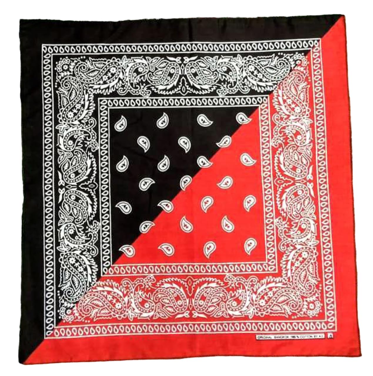 100% Cotton Paisley Printed Novelty Cowboy Bandana Handkerchiefs Multi-purpose For Men and Women-image-26