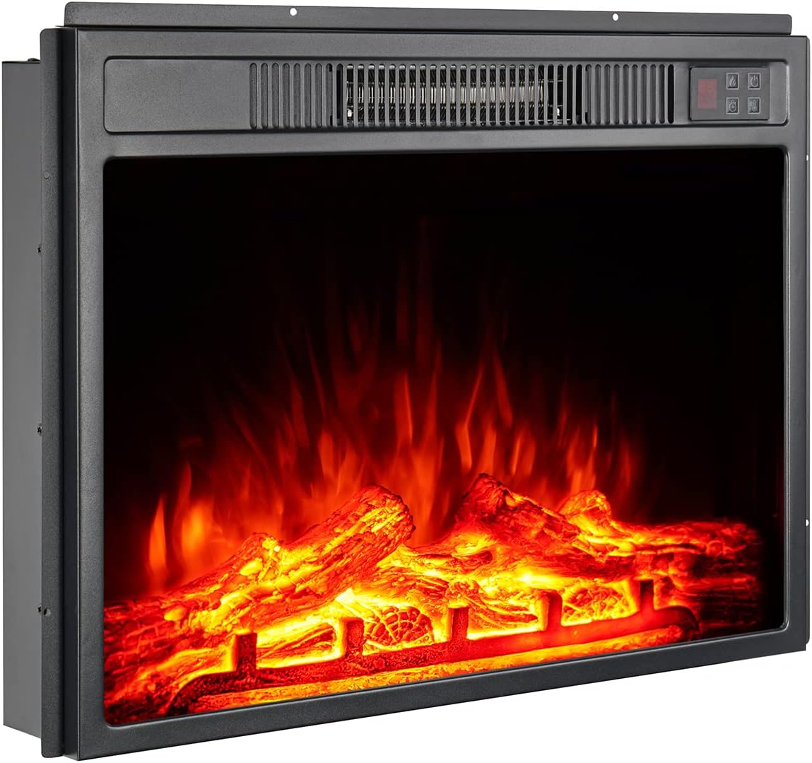 Buy 23 Electric Fireplace Insert 750/1500W Stove Heater for TV Stand