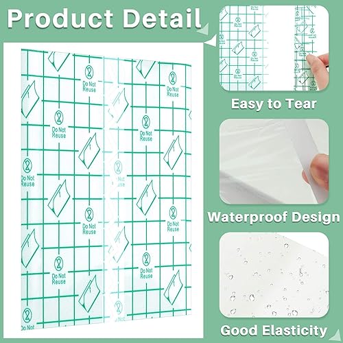 Vista 18 de Lothee 40 cintas adhesivas para levantamiento de muslos, impermeables, para levantamiento de cuerpo, para piel flácida, abdomen, brazos, piernas