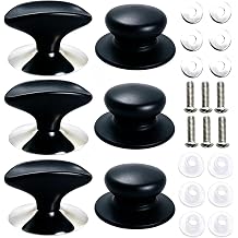 6 PCS Handgrip Lid Knob Cap Universal Pan Pot Handle 2 Style Cookware Pot Knob Pan Lid Handle Replacement