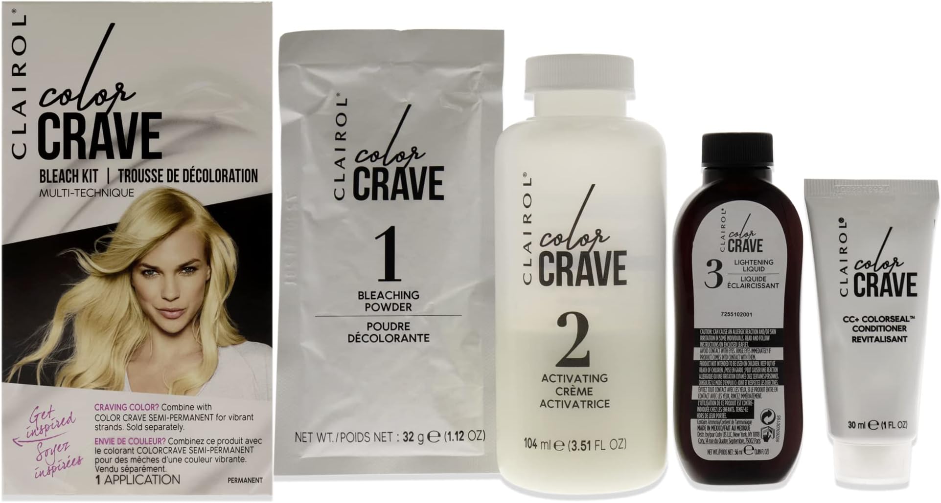 Clairol Color Crave Bleach Kit