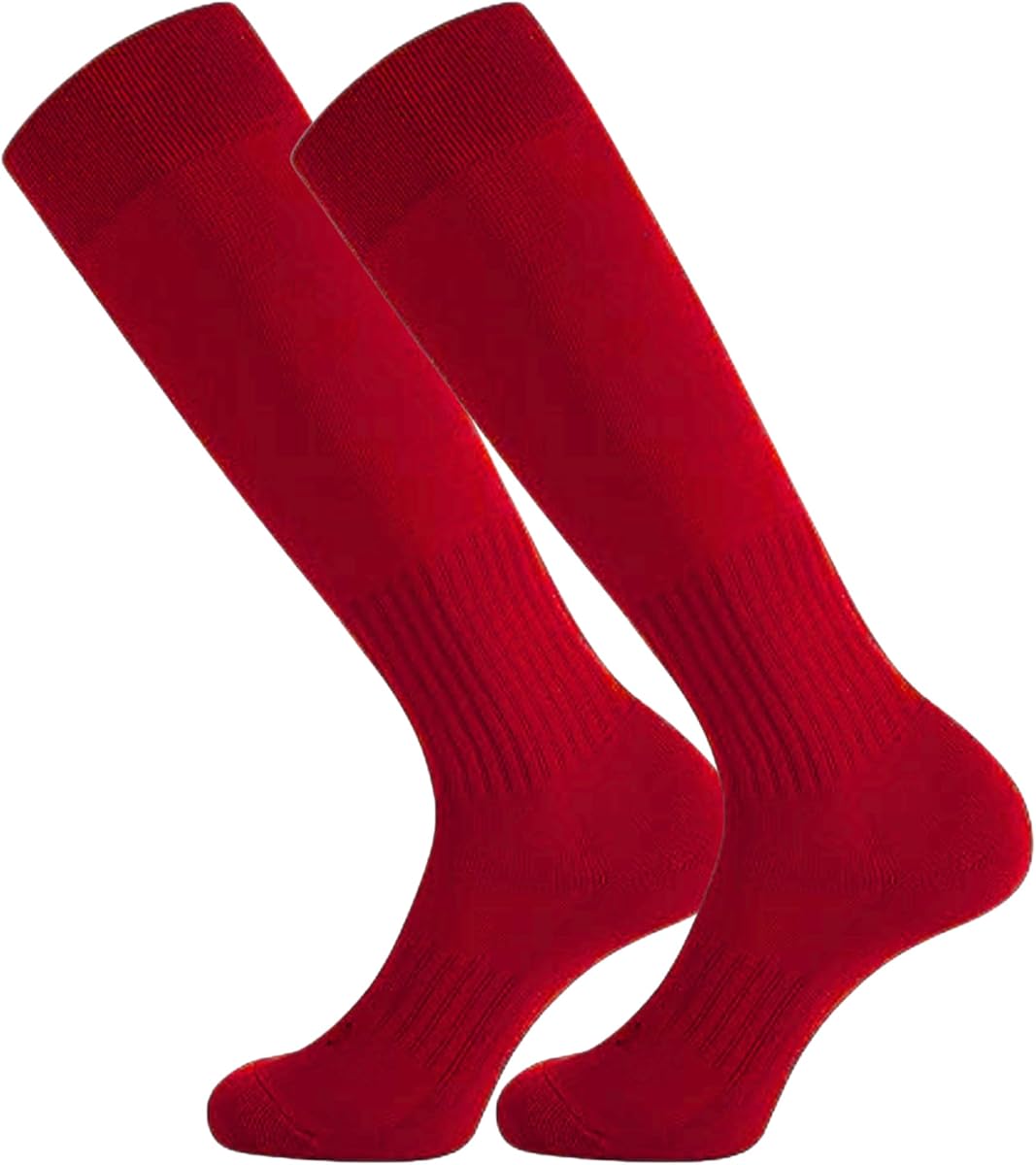 Vizari Soccer Tube Socks for Youth & Adult - Compression Socks with Cushioning Support for Football, Baseball, Rugby & Hockey