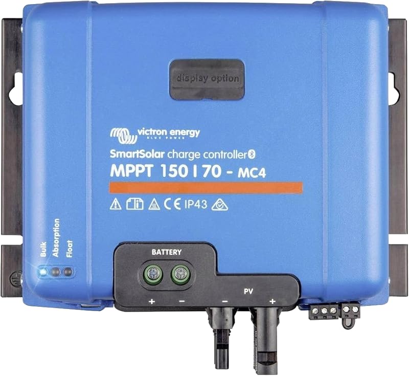 Controlador de carga solar Victron Energy BlueSolar MPPT 150 V 70 A 12/24/36/48 V com conexão MC4