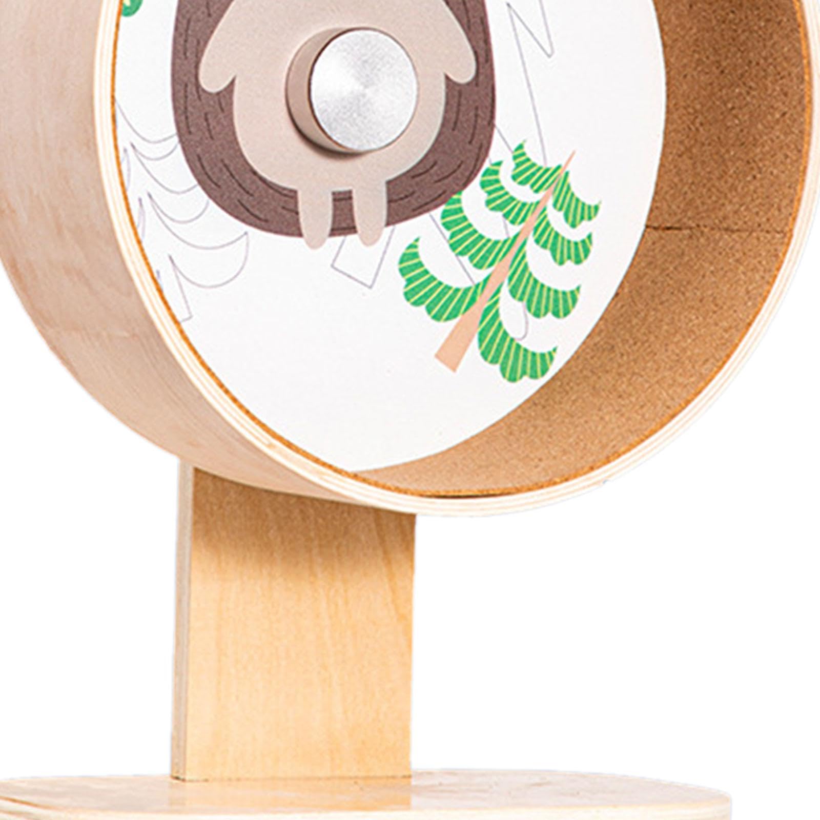 Roue pour Hamster, Roue en Bois Silencieuse pour Hamster, Roue d'exercice pour Petits Animaux Tels Que Les Hérissons et Les Rats, E, M