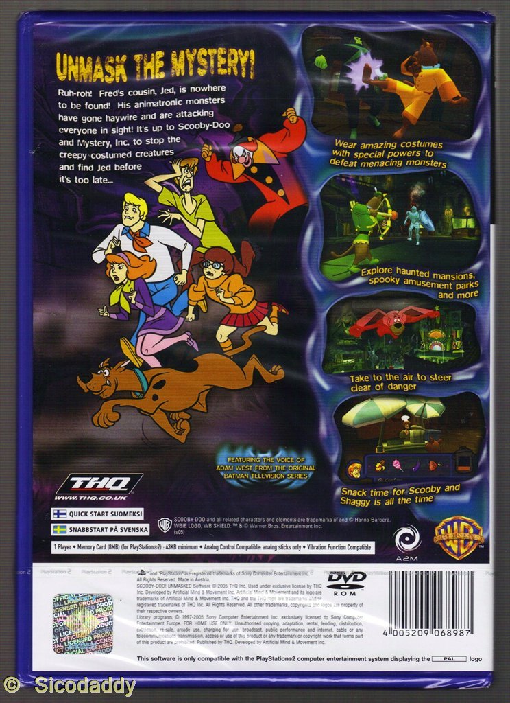 Scooby Doo Unmasked (PS2)