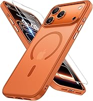 Vista 84 de Miracase - Funda magnética para iPhone 13 de 6.1 pulgadas (compatible con MagSafe) (con 2 protectores de pantalla), protección de grado militar