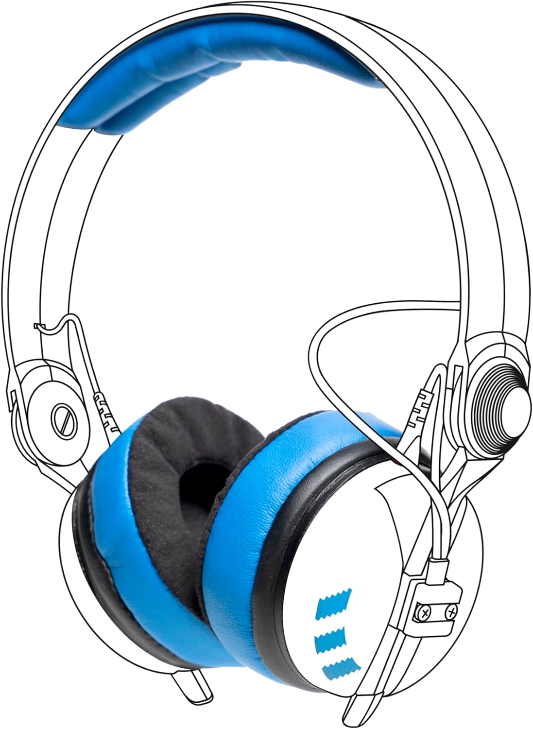 YAXI HD25 Comfort Blue Earpads