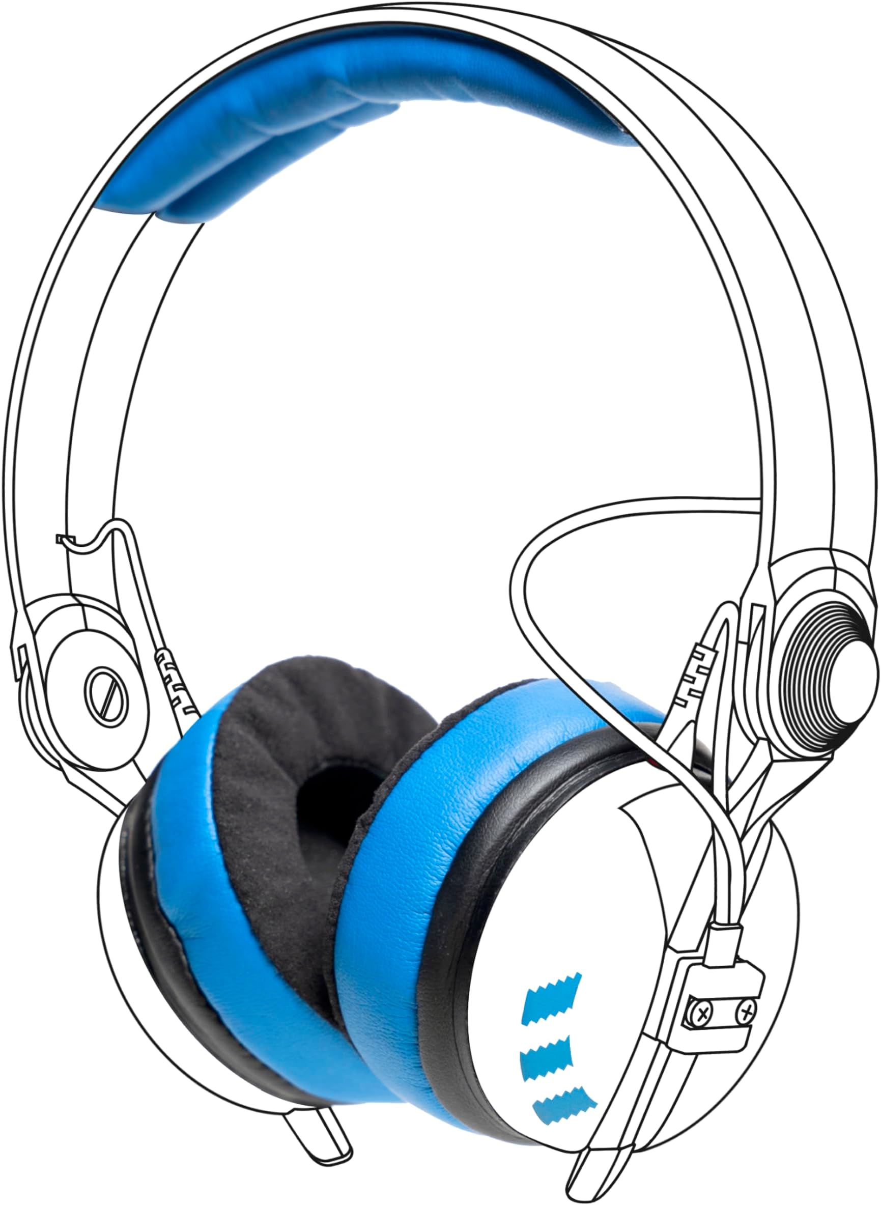 YAXI HD25 Comfort Blue Earpads