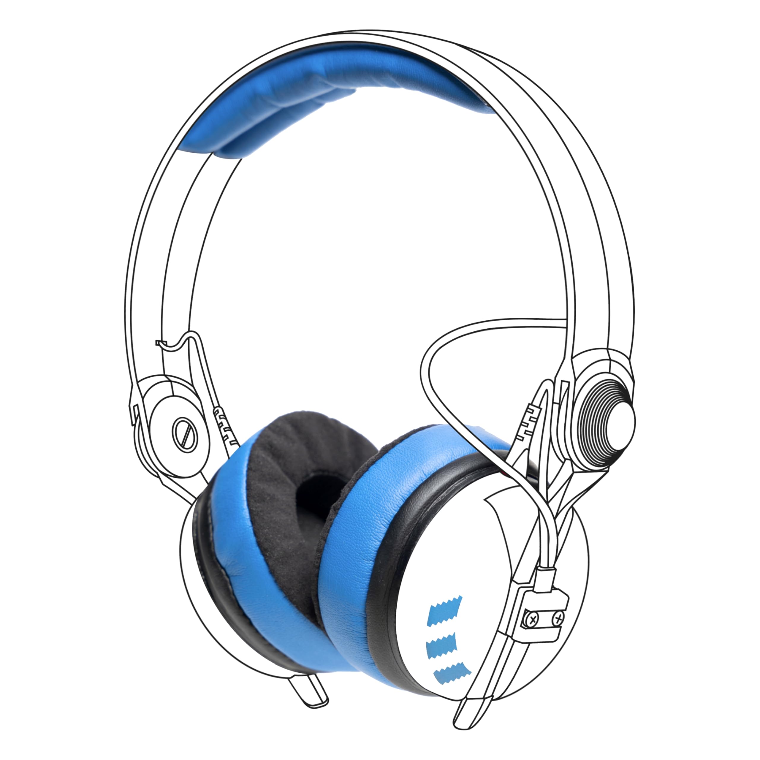 HD25 Comfort Blue Earpads