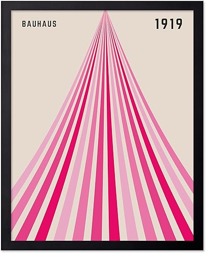 Miniatura 26 de Monem Art Bauhaus Póster – Impresión de sol de California – Arte de círculos arcoíris – Arte geométrico – Arte bohemio chic – Arte moderno de