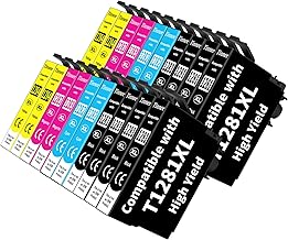 T1285 Multipack Compatible Ink Cartridges for Epson T1285 Multipack T1281 T1282 T1283 T1284 for Stylus SX125 SX130 SX230 SX235W SX420W SX425W SX430W SX440W SX445 W BX305 F BX305FW