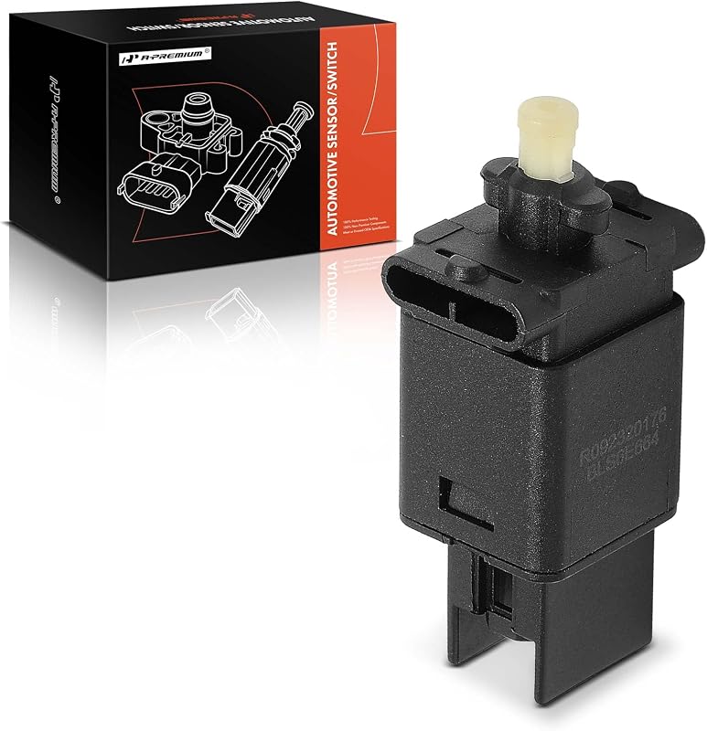 A-Premium Brake Stop Light Switch Compatible with Mazda | for 2 2011-2014, 6 2003-2010, CX-7 2007-2012, CX-9 2007-2015, MX-5 Miata 2007-2015, RX-8 2004-2011