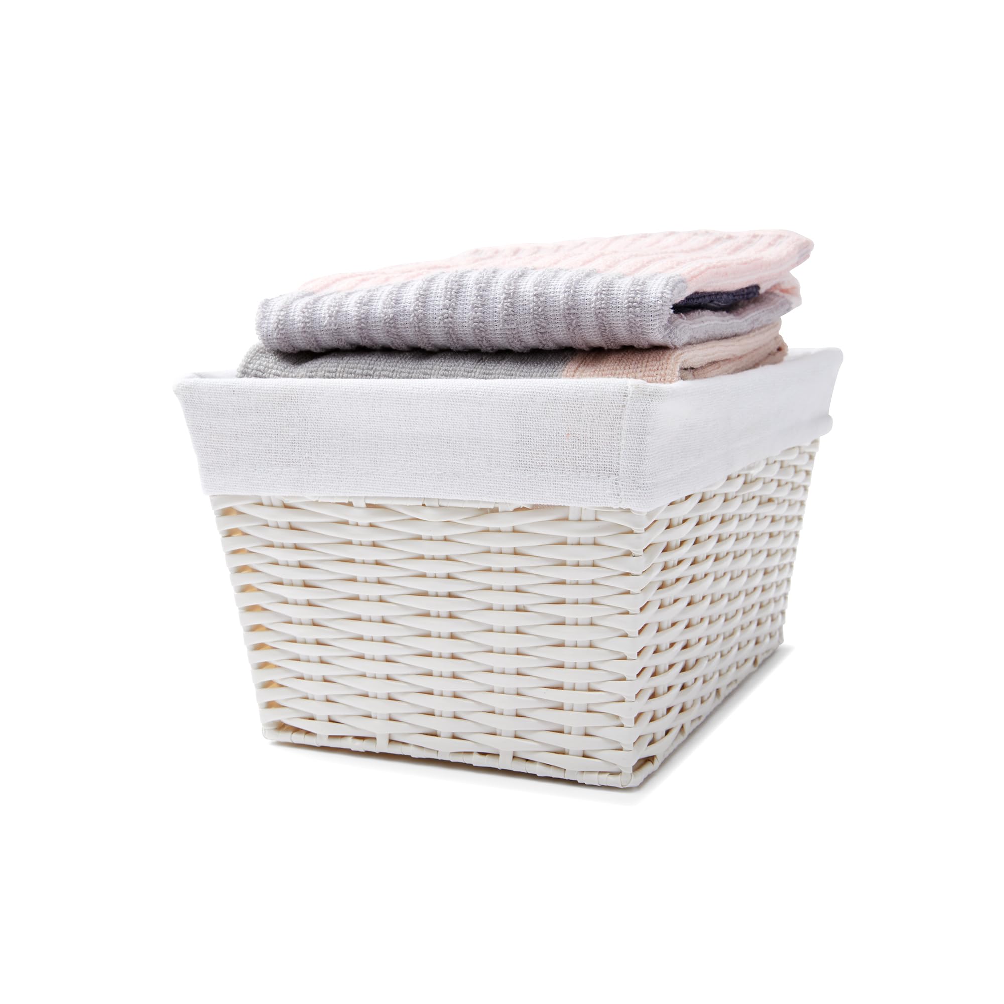 See full amazon price history chart for Anko Tapered Rattan Look Basket With Rectangular Liner Multipurpose Storage Organiser For Wardrobe/Bathroom/Home/Kitchen Eco-Friendly Decorative Shelf Basket For Toys, Books, Office, Stationery. Anko Tapered Rattan Look Basket With Rectangular Liner Multipurpose Storage Organiser For Wardrobe/Bathroom/Home/Kitchen Eco-Friendly Decorative Shelf Basket For Toys, Books, Office, Stationery. (B0CC269M7B) Amazon Price History, Amazon Price Tracker