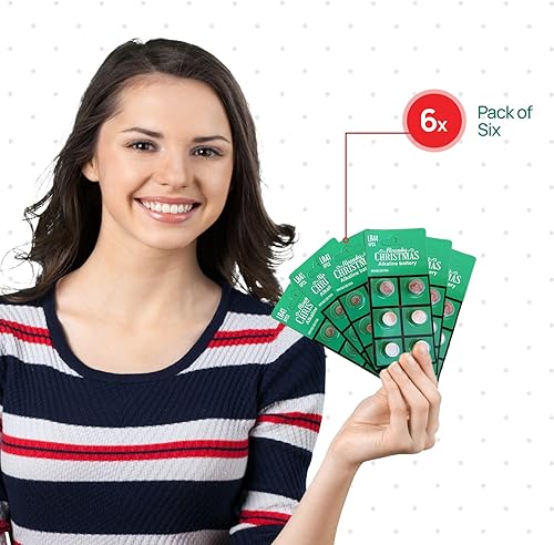 Miniatura 5 de Kit de repuesto de destornillador y baterías de bricolaje con (18 LR41, 18 LR44) compatible con adorno mágico de recuerdo Hallmark + adornos de