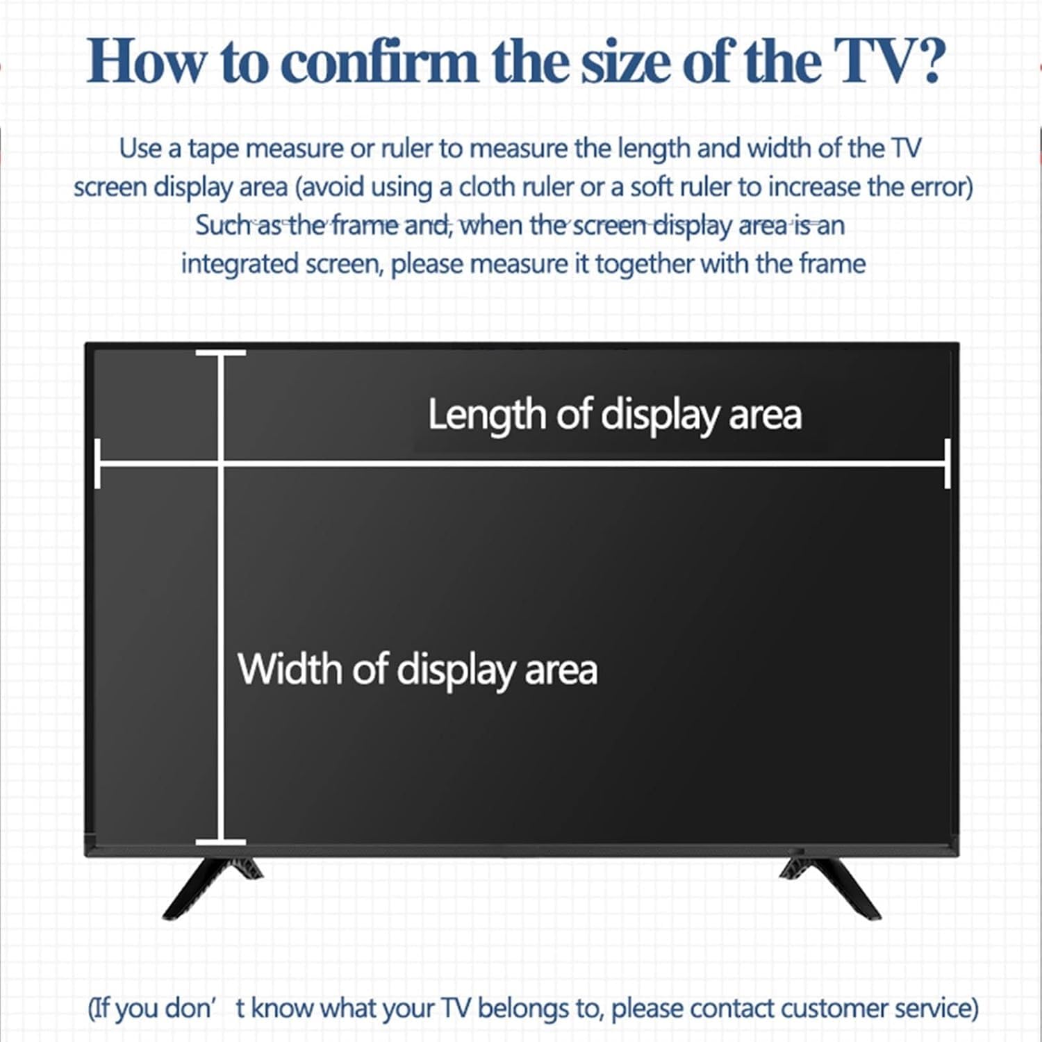 Osłona ekranu TV Guard, Folia ochronna na ekran telewizora LCD LED 4K OLED QLED HDTV i zakrzywione wyświetlacze o przekątnej 32–75 cali(58)