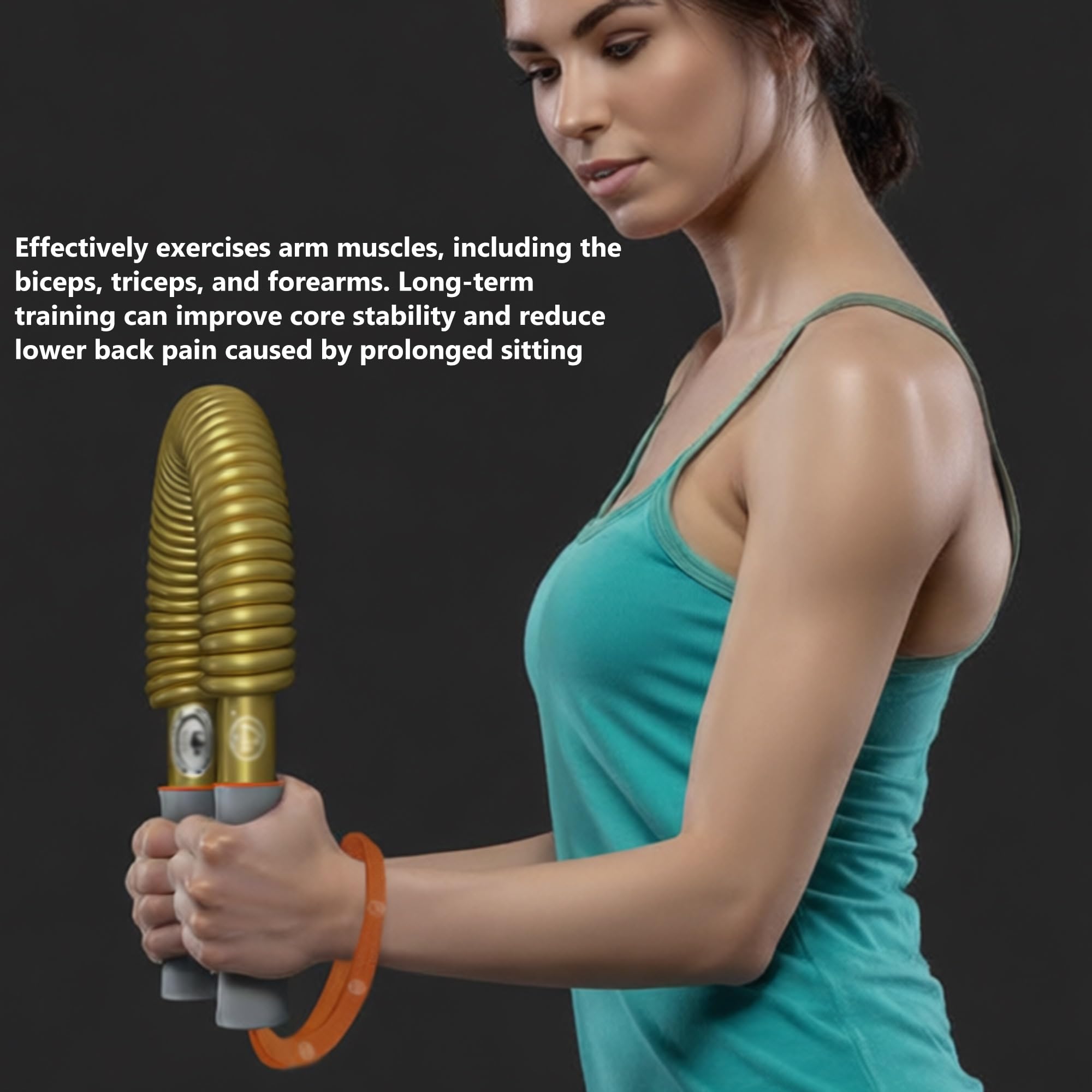 Power Twister Bar, Biegehantel, 40 kg - 110 kg, Tragbarer Oberkörper-Trainingsgerät für das Homegym, für Schulter, Unterarm, Bizeps, Arm und Brustübungen