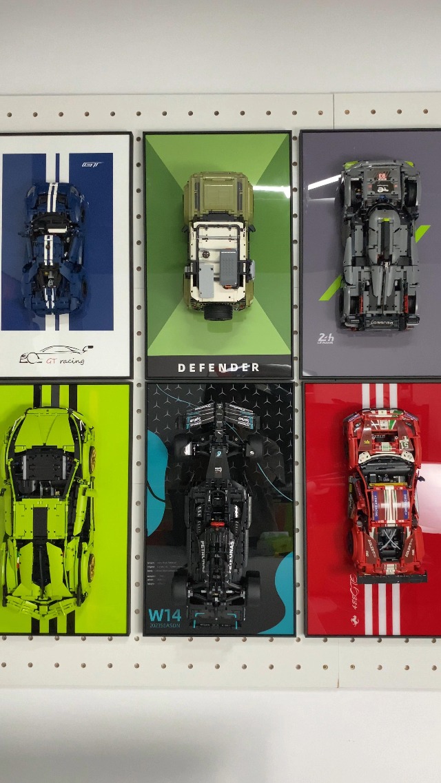 【うめぼし。ページ】EAWDグッズ5点セット Wall Mount for Mercedes-amg F1 W14 E Performance LEGO® Technic