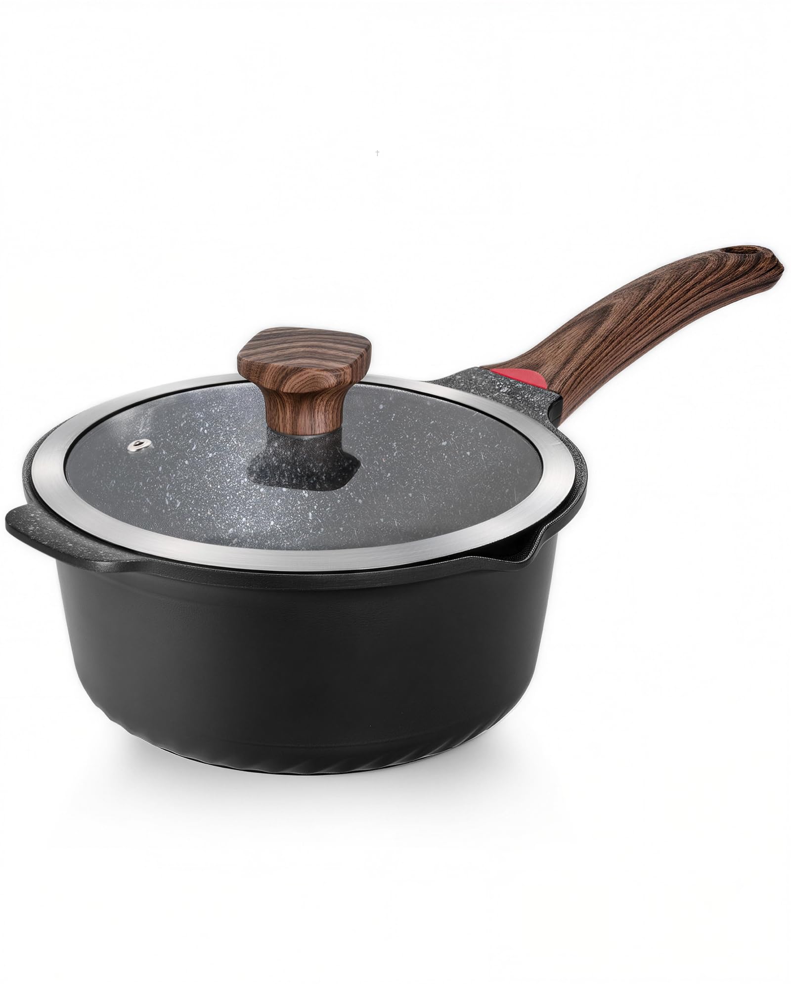 Vinchef 4QT Nonstick Saucepan with Lid -1