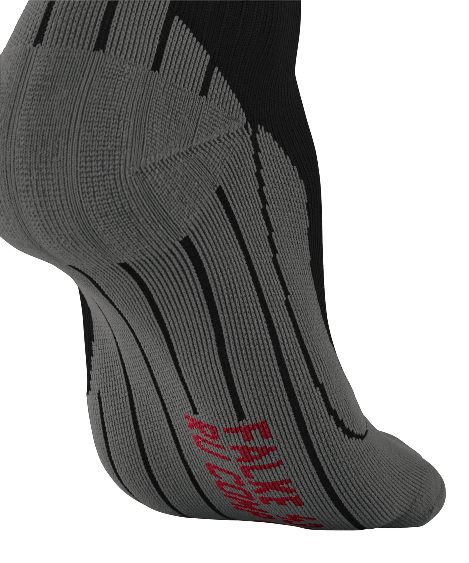 FALKE Damen Laufsocken Energizing Funktionsmaterial schwarz mit Kompression bessere Durchblutung Stabilisierend Verletzungsvorbeugend kühlend zum Sport 1 Paar | Kompressionsstrümpfe für schnellere Erholung und bessere Blutzirkulation