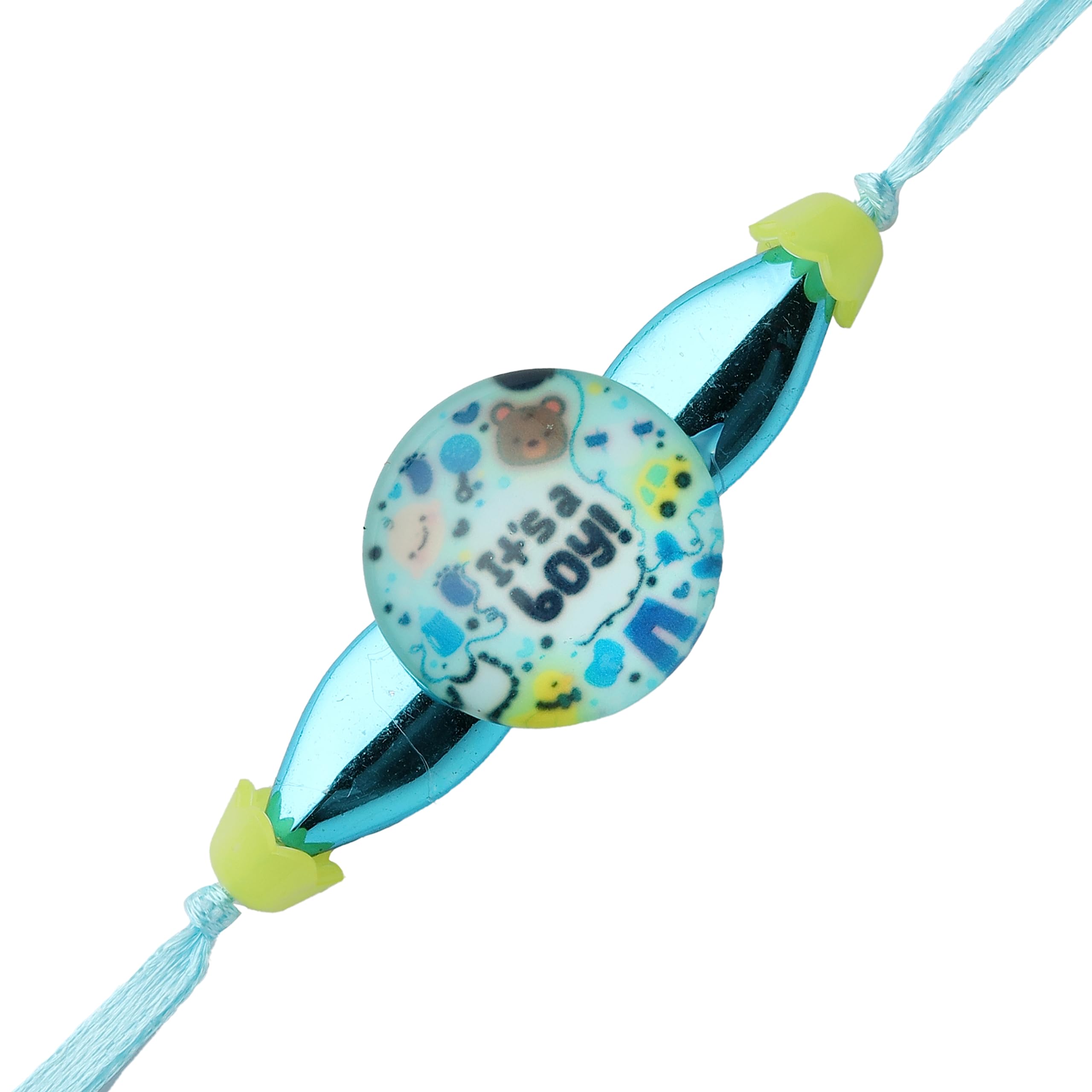 Rakhi Set 2 Stück - Traditionelle Indische Armband Geschenk-Set Für Raksha Bandhan