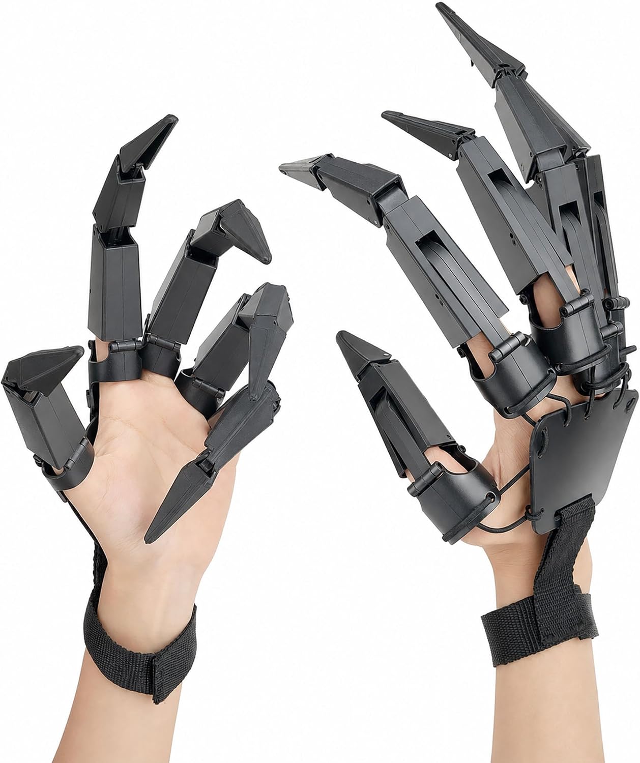 Halloween Articulated Finger Extensions Claw Hands Cosplay Costume