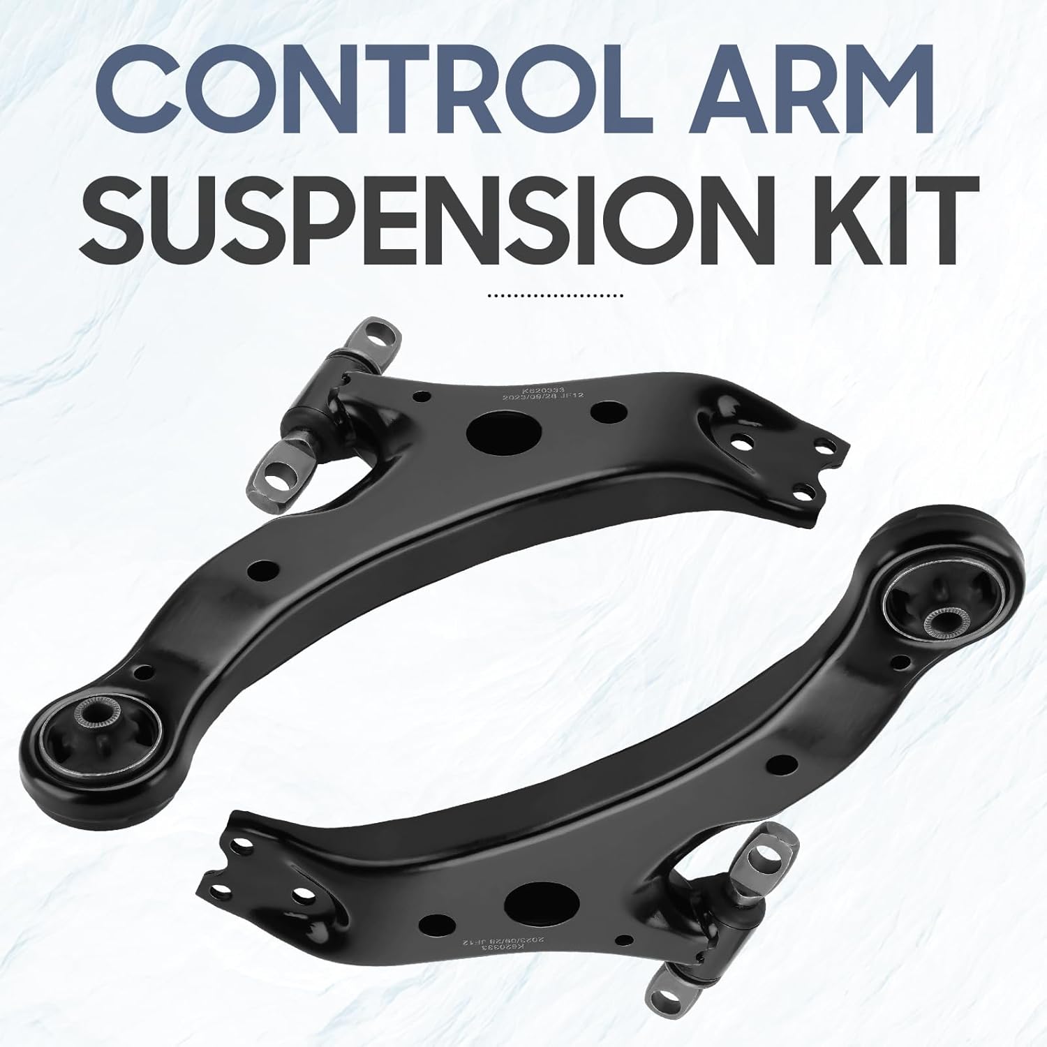 12pc Front Lower Control Arms Suspension Kit Fit for 2007-2011 Toyota Camry (USA Built Models Only) w/Ball Joints Inner Outer Tie Rods End -K620333 K500044 K750011 K750123