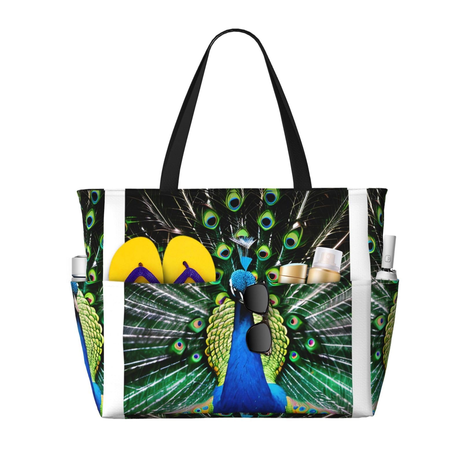 Bolsa de viaje versátil y espaciosa de 17.7x15x6.7 pulgadas con estampado 8