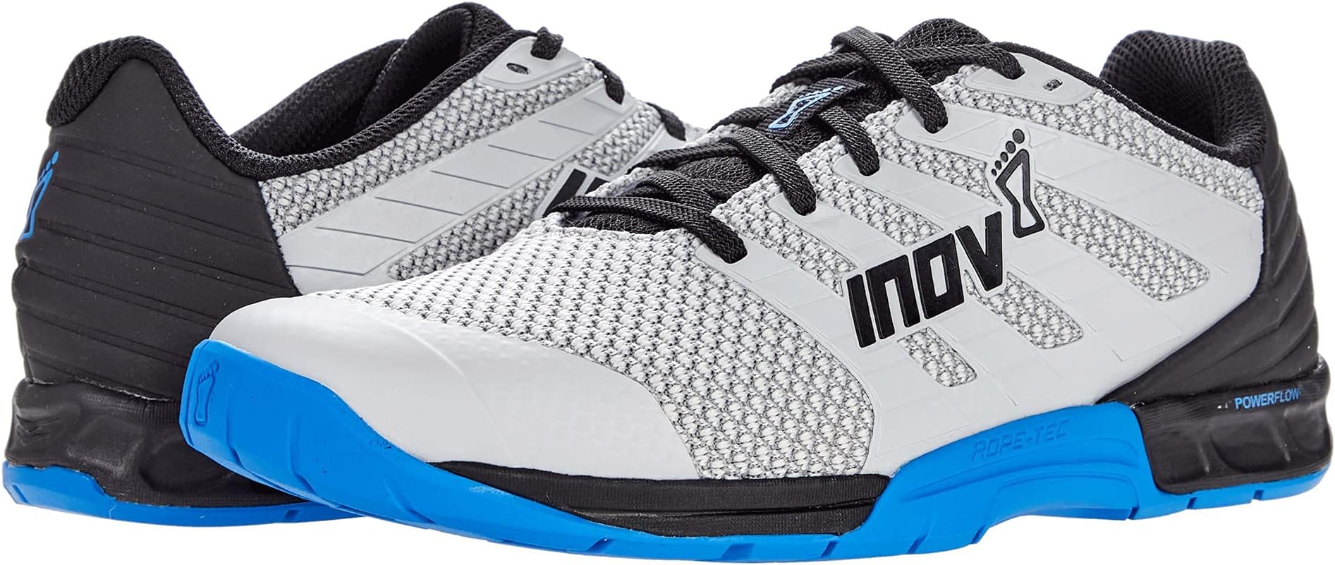 Inov-8 Men's F-Lite 260 Knit V2 - Lightweight Cross Training Shoe, Grey/Blue, 10.5