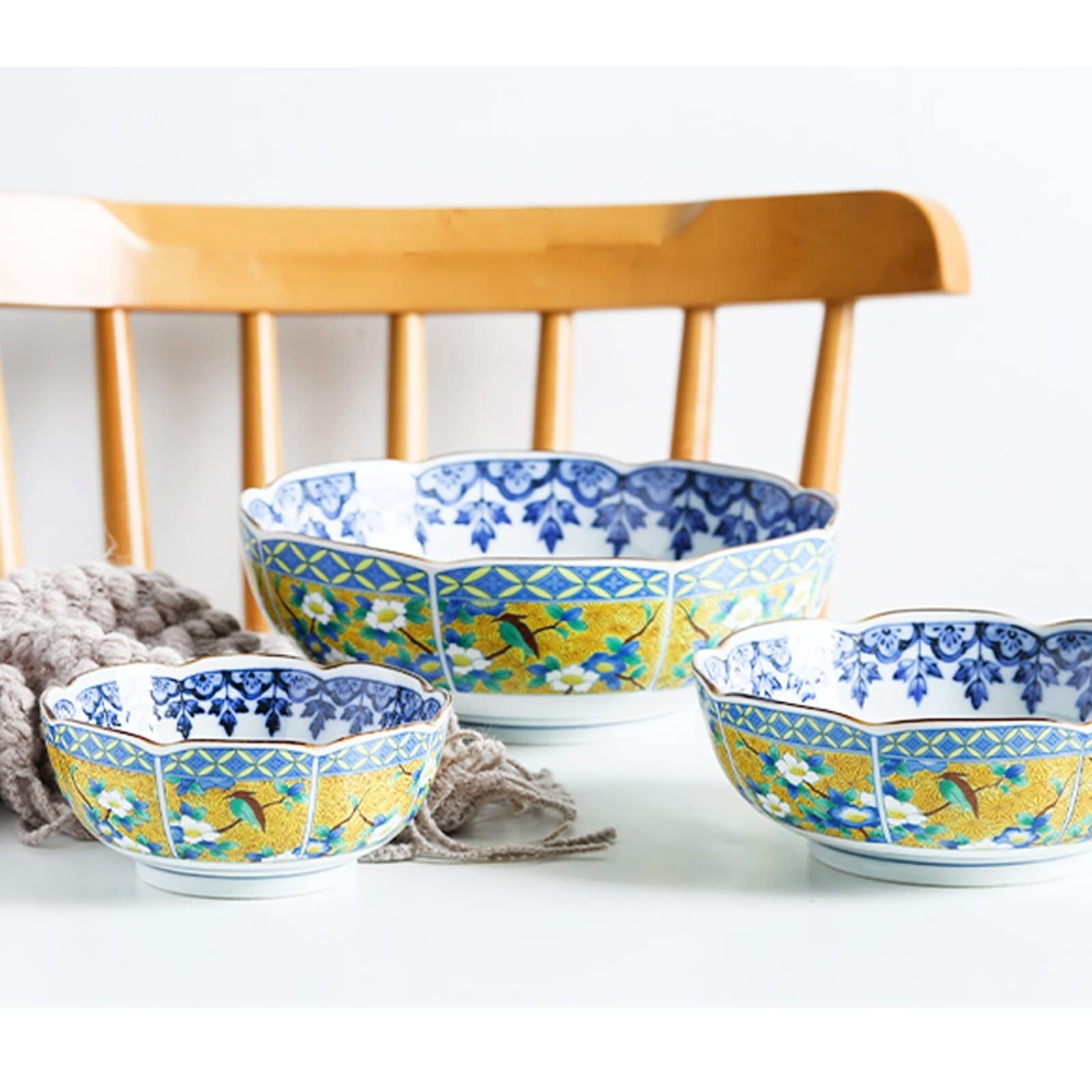 Salaterka miska do makaronu kuchnia kreatywne miski deserowe, ceramiczne miski do zupy, duże miski do ramenu, miski do sałatki, płatki owsiane, miski na przystawki zupy i sałatki (kolor: A)