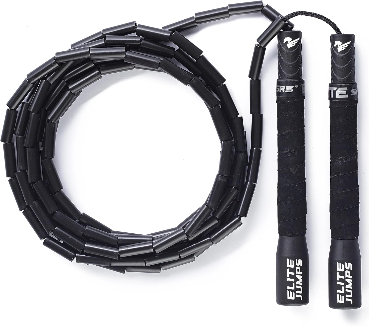 Elite Jumps - Do Hard Things 1” Beaded Jump Ropes | Crossover Jump Rope for Your Exercise Equipment | Segmented Jump Rope