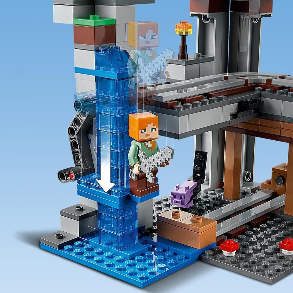 LEGO Minecraft The First Adventure 21169 Hands-On Minecraft Playset; Fun Toy Featuring Steve, Alex, a Skeleton, Dyed Cat, Moobloom and Horned Sheep, New 2021 (542 Pieces)