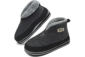 KuaiLu Men's Mukluk Slippers: Wintertime Warmth for Your Feet