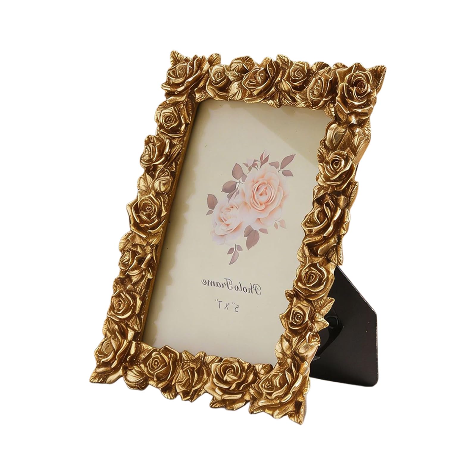 Antique Ornate Photo Frame for Tabletop Display, Retro Picture Frame, Decorative Photo for Home Pictures Gallery Art Antique Ornate