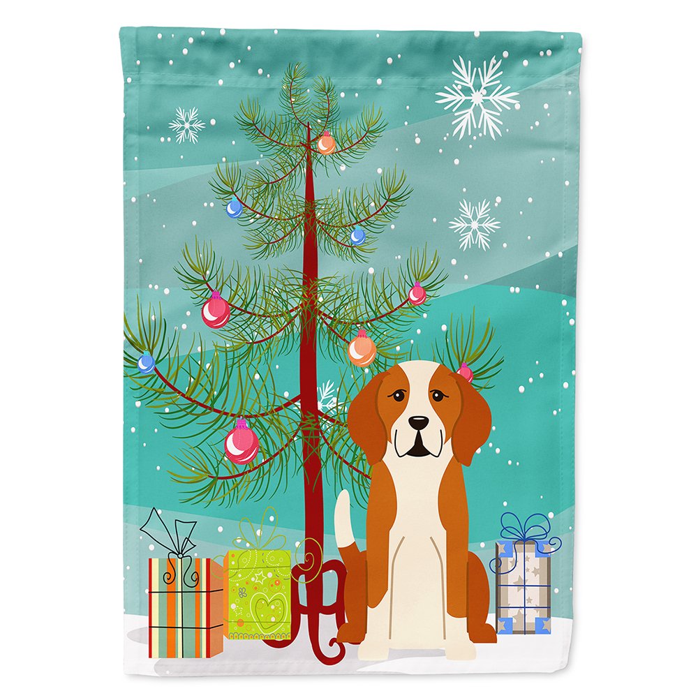 Drapeau English Foxhound de Noël Caroline's Treasures Grand Format Multicolore pour Maison
