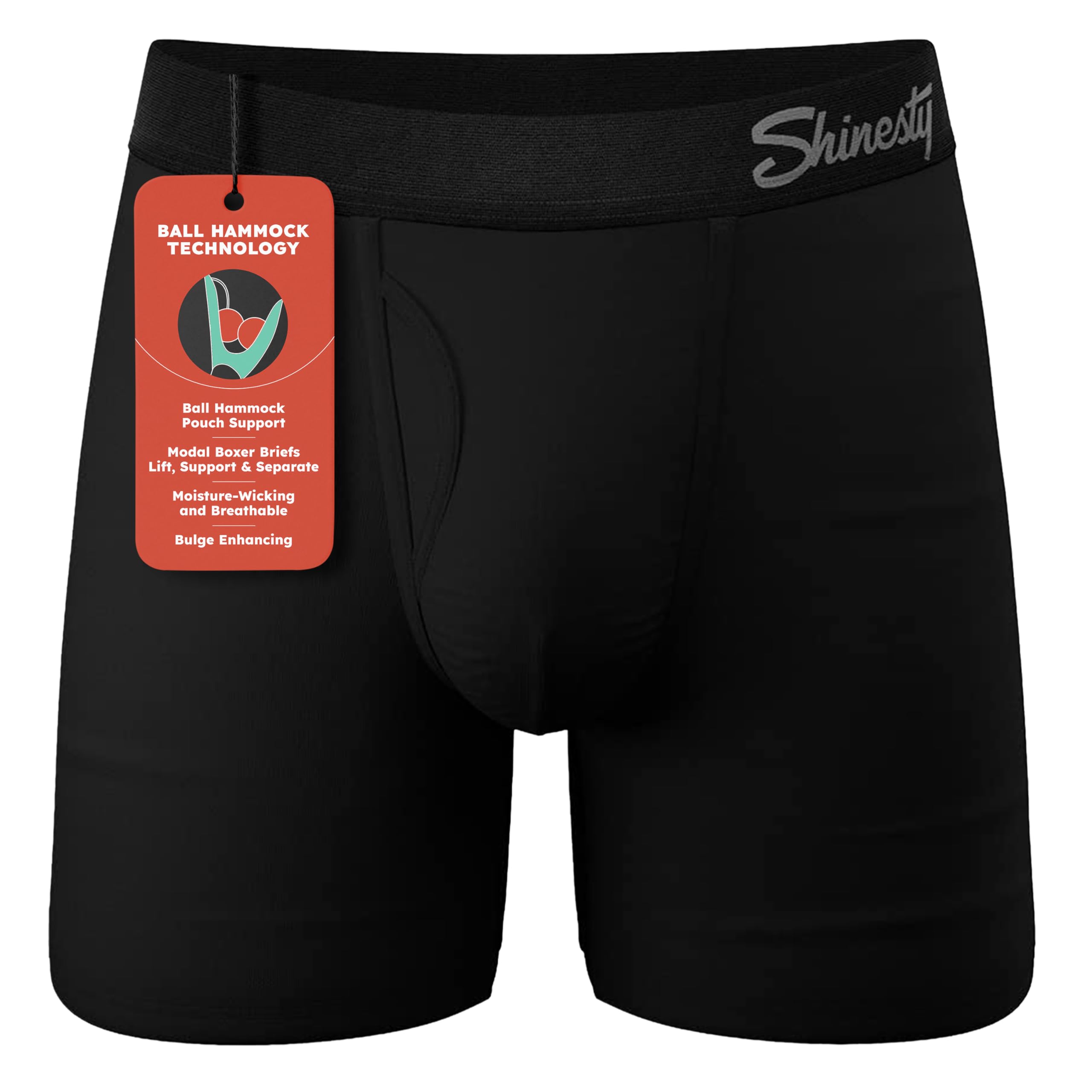 Shinesty Ball Hammock Boxer Brief - Pouch Underwear For Men with Fly