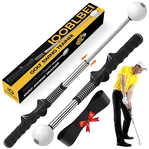 IOOBLBEI Retractable Golf Swing Trainer Golf