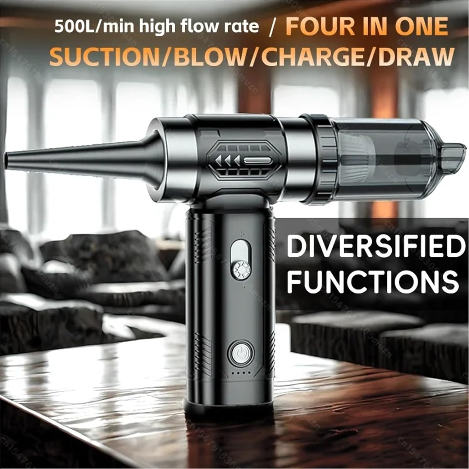 Air Blower Wireless Car Vacuum Turbofan Dryer Mini TurboJetFan Brushless Motor Handheld Duct Fan Portable Charging CleaningDryer