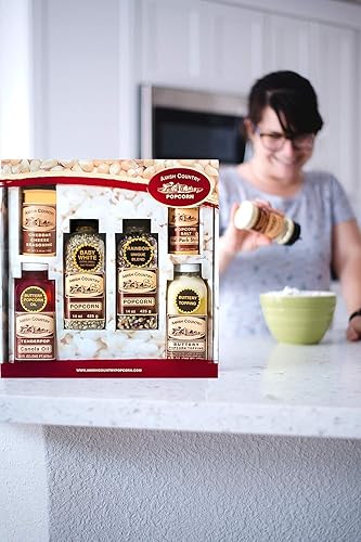 Miniatura 12 de Maíz para palomitas Amish Country, 10 bolsas de 4 onzas, paquete de variedad de palomitas de maíz, 10 variedades, antigua moda, sin OMG, sin gluten