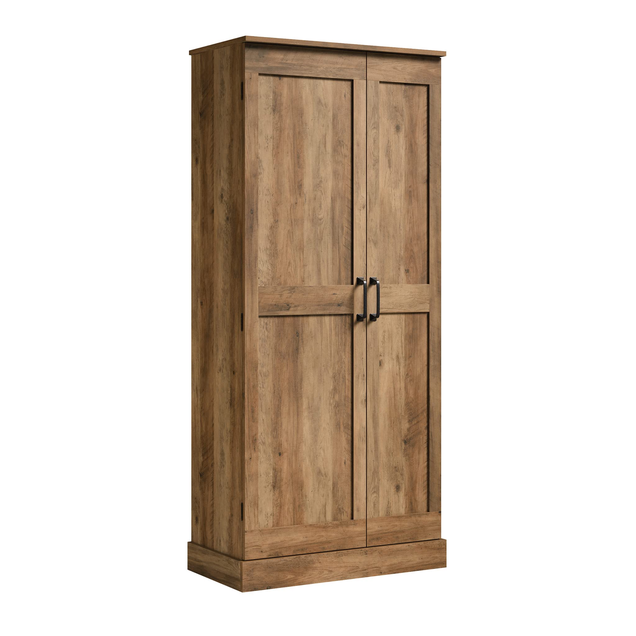 SauderMiscellaneous Storage 2-Door Swing Out Storage Cabinet/Pantry Cabinet, Rural Pine Finish