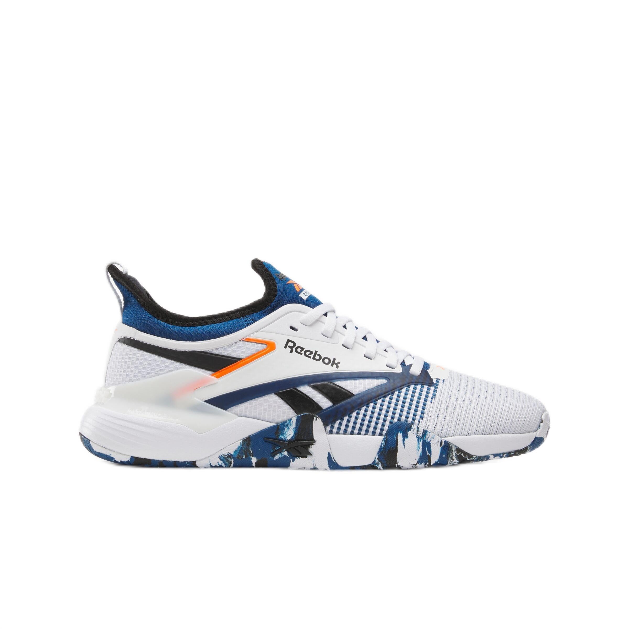 Reebok Unisex Nano Court Trainers, FTWR White/Black/Athletic Blue, 40.5 EU