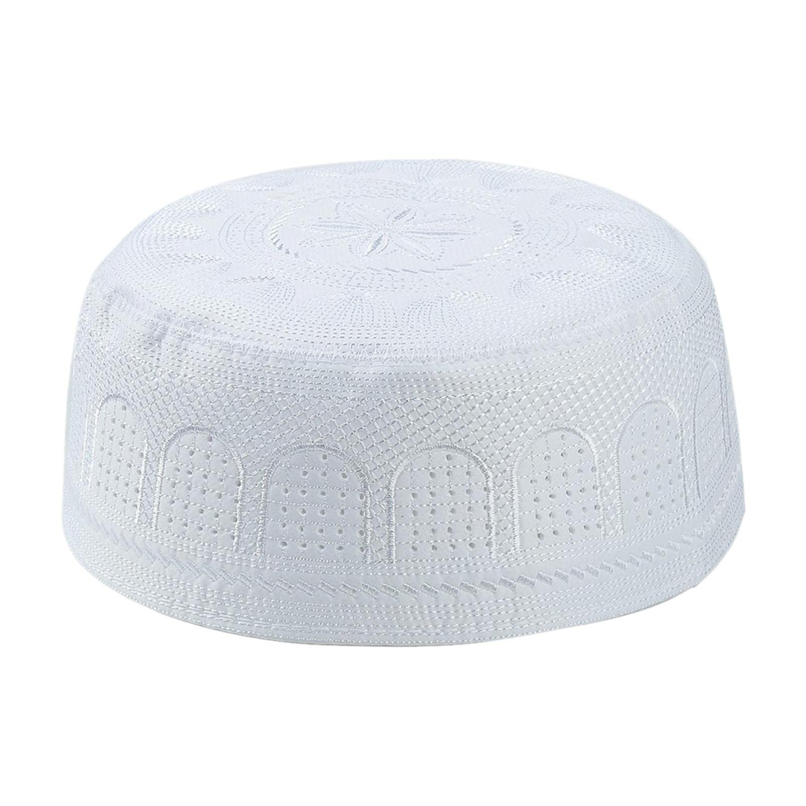 Islamic Muslim Mens Prayer Kufi Hat Skull Cap Turkish Namaz Topi White|Clothing, Shoes & Accessories|Mens Accessories|Hats-image-35
