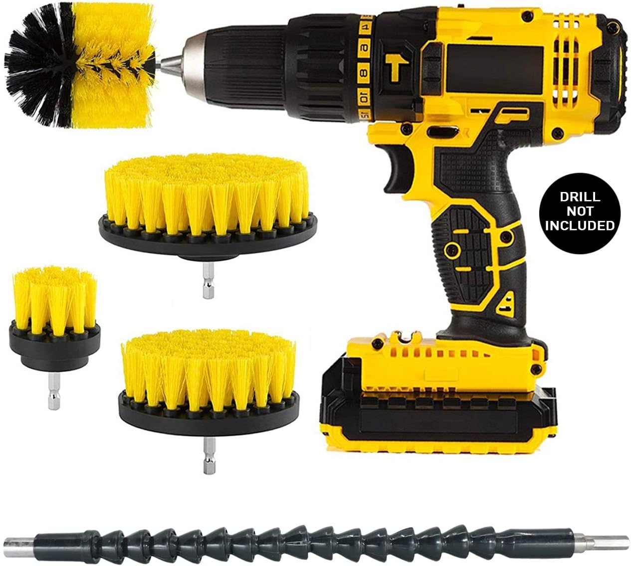 Stella Brush Kit with Drill Extension All Purpose Power