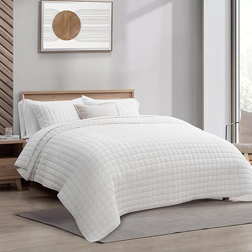 Miniatura 185 de RECYCO - Juego de edredón de terciopelo ligero, ropa de cama con edredón acolchado de gran tamaño y 2 fundas de almohada a juego, para usar todo