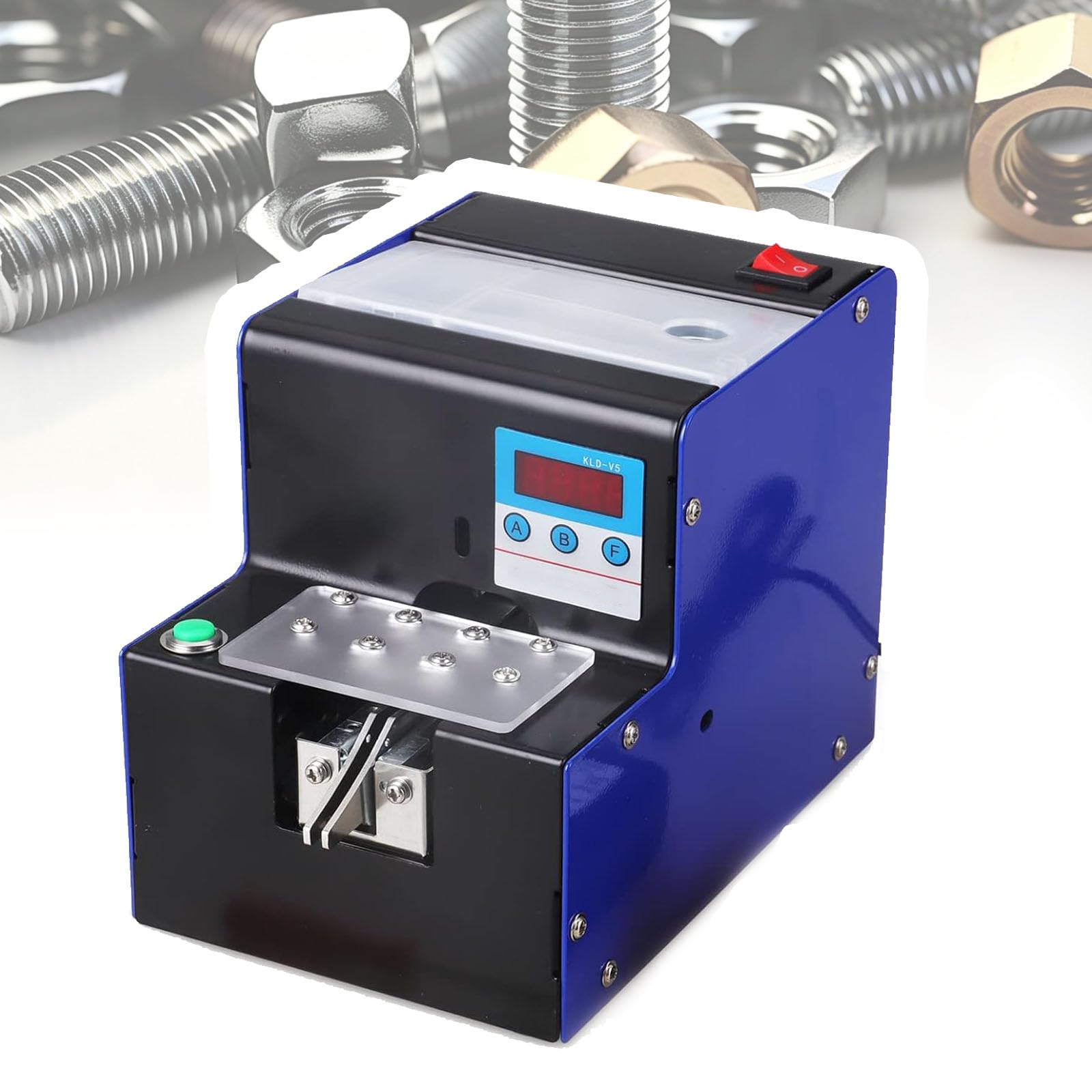 VILA SMO Automatic Screw Counting Machine, Automatic Screw Feeder, With Digital Display, Adjustable 1-5mm Diameter, 2 Grains/second, Quantity 0-9999, For Screw Packaging Industry.