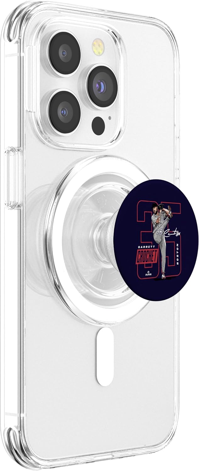 Garrett Crochet | Boston Baseball Players | MLBGCR202M PopSockets PopGrip for MagSafe