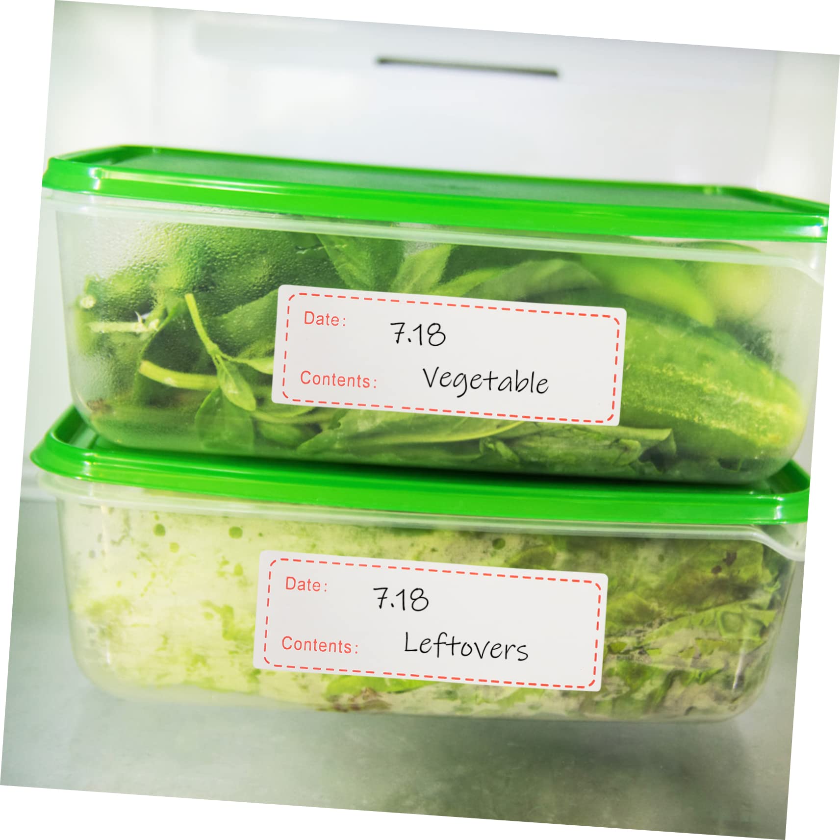 ARTIBETTER 15 Etichette Adesive Rimovibili per Alimenti Etichette per Data e Conservazione Adesivi Pratici per Barattoli Cucina Facili e Riutilizzabili